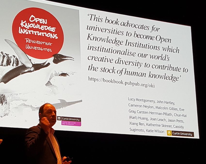 Open Knowledge Institutions: Reinventing Universities book goes live
